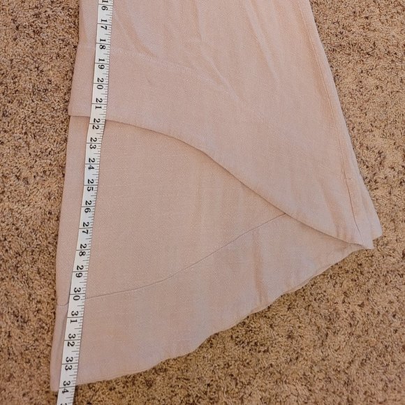 Linen Hi-Low Skirt - Picture 6 of 8